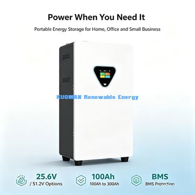 APP Uzaktan Kumandalı 6000 Döngülü Güneş Enerjisi Depolama Kabini ile Şarj Edilebilir 25.6V 100Ah LiFePO4 Pil