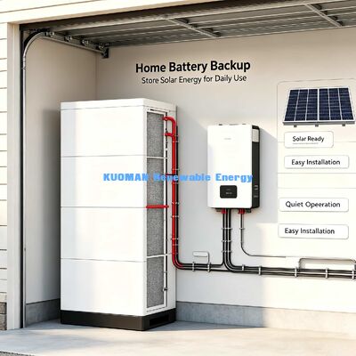 Konut Güneş Enerjisi yedekleme için genişletilebilir 48V LiFePO4 yığınlı batarya
