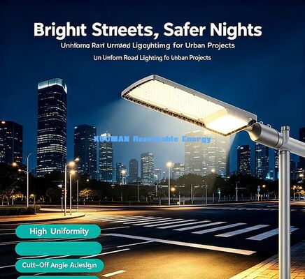 Yüksek Verimli 3030 SMD LED Sokak Lambası | Döküm Alüminyum Dış Mekan Yol Aydınlatması