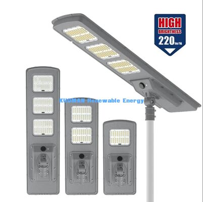 Enerji Tasarruflu Hepsi Bir Arada Güneş Sokak Lambası 40W SMD5050 LED Güneş Enerjili Lamba Elektrik Maliyeti Yok