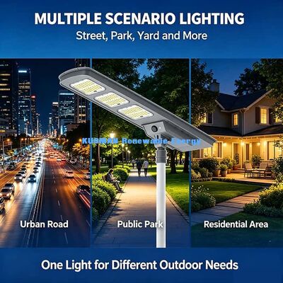 Energy Saving All In One Solar Street Light 40W SMD5050 LED Solar Lamp No Electricity Cost