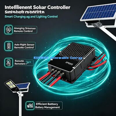 Çiftlik Parkı Yol Aydınlatması İçin Elektriksiz Güneş Enerjili Sokak Lambası