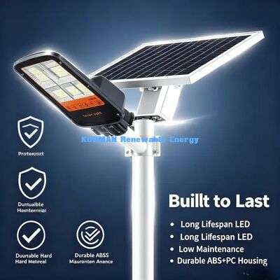 High Lumen Separated Solar Powered Street Light with 2.4G Remote Control