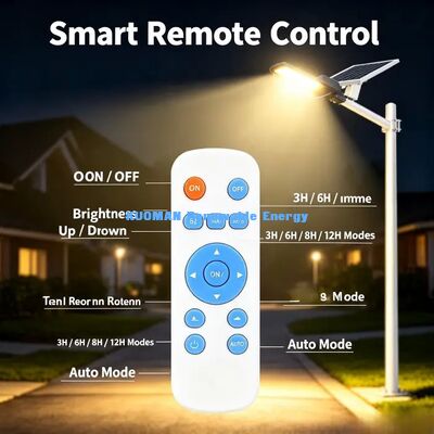 Dış kapı IP65 Solar Split Street Light Yağmur geçirmez Yıldırım Koruması LED Lamba