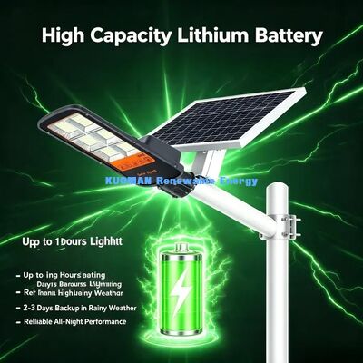 Çevreye Dostu Güneş LED Sokak Işığı Yenilenebilir Enerji Dış Işık Çözümü
