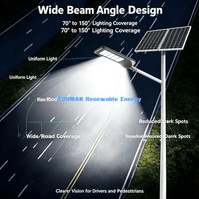 Intelligent Dimming Solar Street Light Automatic Power Saving Street Lamp