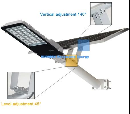 200W Ayrılabilir Güneş Enerjili Sokak Lambası IP65 Su Geçirmez Alacakaranlıktan Şafağa Uzaktan Kumandalı Yol Lambası