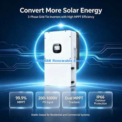 3 MPPT Üç Fazlı Güneş Invertörü Maksimum PV Voltajı 600V Şebeke dışı Güneş Enerjisi Invertörü
