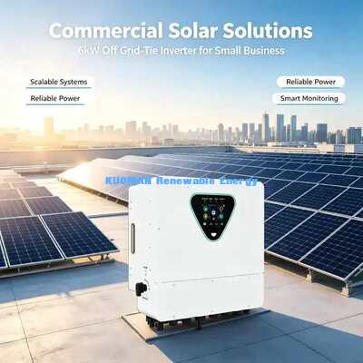 % 98 Yüksek verimlilik 6KW Hibrit Güneş Inverteri 50-450VDC PV Giriş IP65