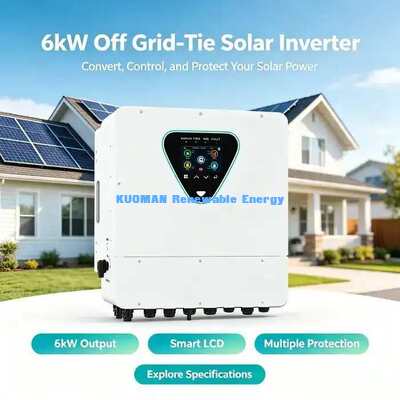 6KW 2 MPPT Güneş Hibrit İnvertör Akım Trafosu WiFi Uzaktan İzleme