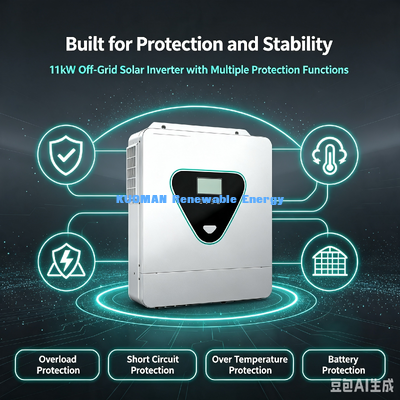48V 11KW Şebeke dışı Güneş Inverter Desteği LiFePO4 Pil RS485 İletişim Paralel Bağlantı