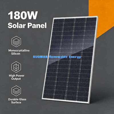 Düşük Sıcaklık Kaybı 180-190W Camper Van & Caravan Power Kit için Mono PV Güneş Paneli