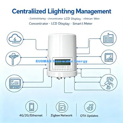 Profesyonel Akıllı Sokak Aydınlatma Sistemi, LoRaWAN Terminal‑Ağ Geçidi‑Bulut Tam Çözüm Sağlayıcısı