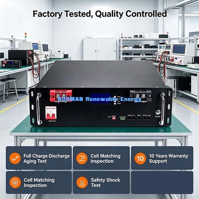 OEM ODM Desteklenen Rack-Mount LiFePO4 Pil Markalama Konumu İşlevleri Özellik